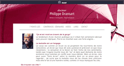 Desktop Screenshot of philippe-dransart.com